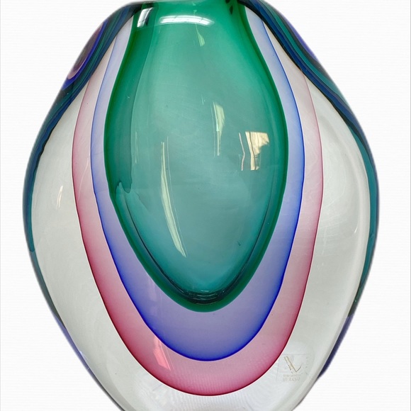 1970’s Signed Luigi Onesto Vase and Perfume Set - Picture 2 of 8